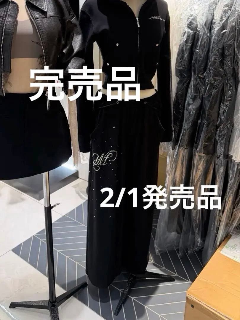 メルトザレディ logo gradation pants