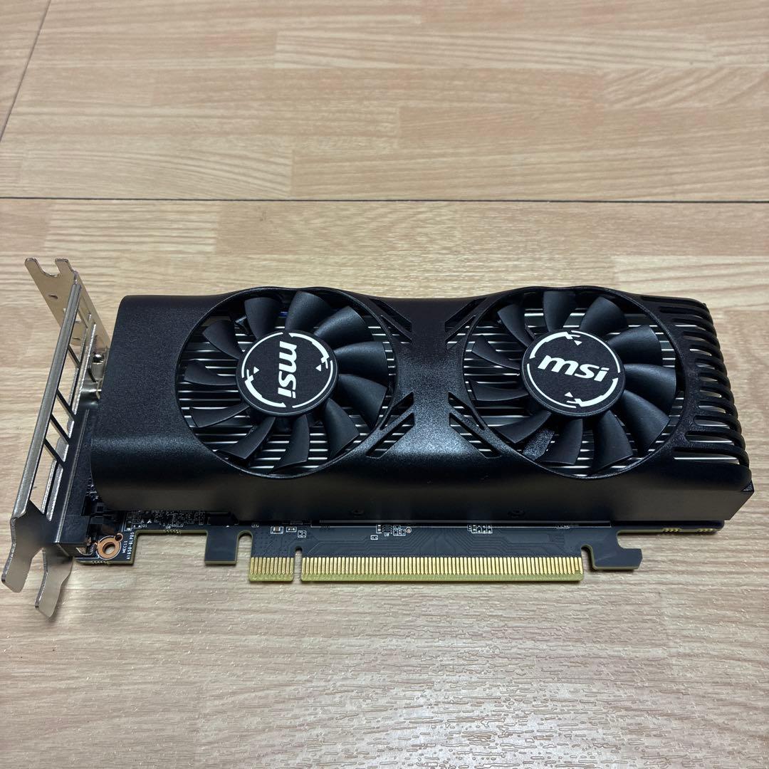 新品MSI GeForce GTX1650 4GT LPグラフィックボード