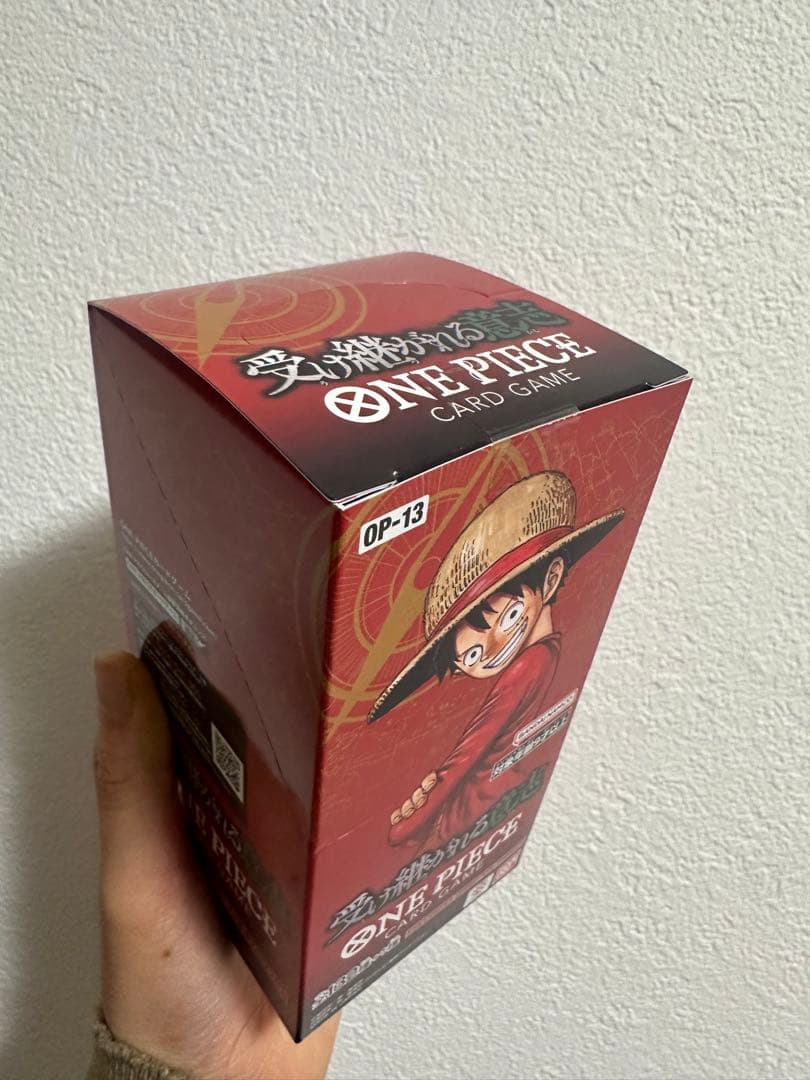 【新品未開封テープ付】ワンピースカード　受け継がれる意志 1BOX