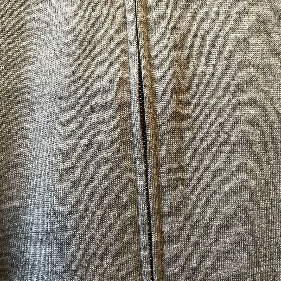 ①ブルネロクチネリ カシミヤシルク ダブルジップカーディガン ドライバーズニット