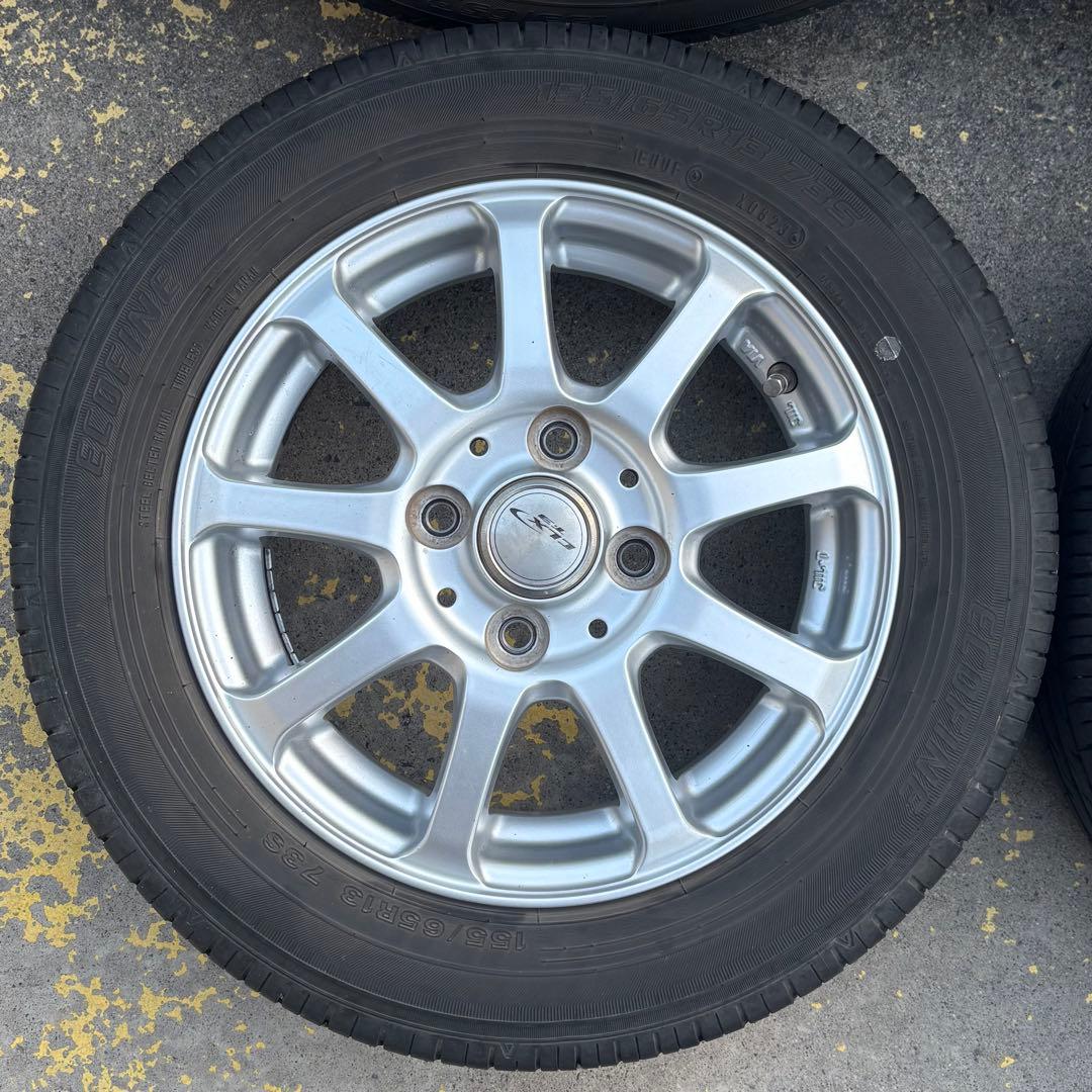 タイヤ・ホイールセット13インチ 155/65R13 73S