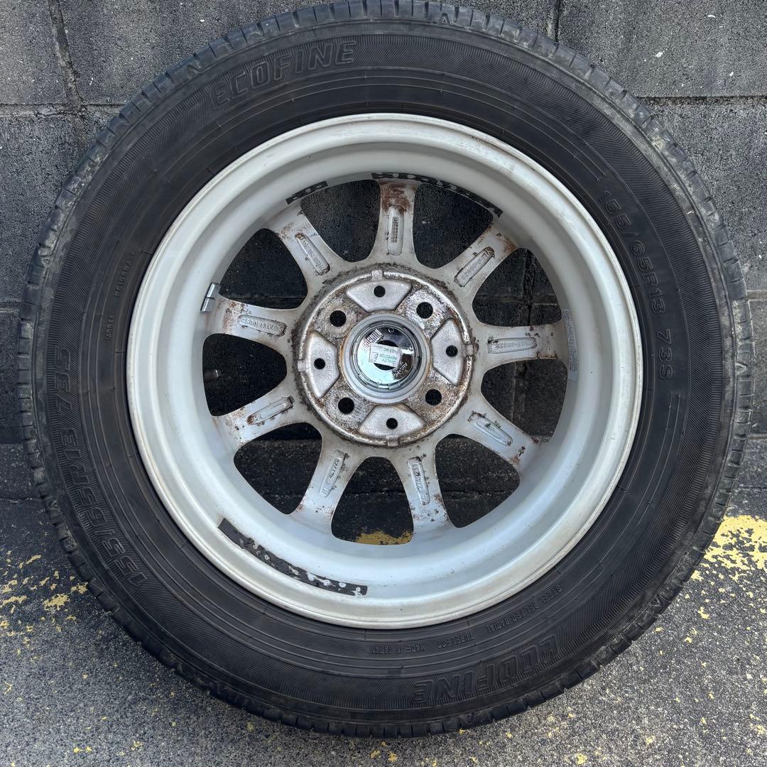 タイヤ・ホイールセット13インチ 155/65R13 73S