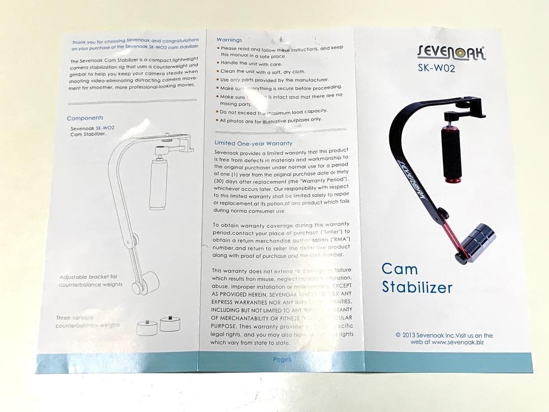 Sevenoak スタビライザー SK-W02 ブラック