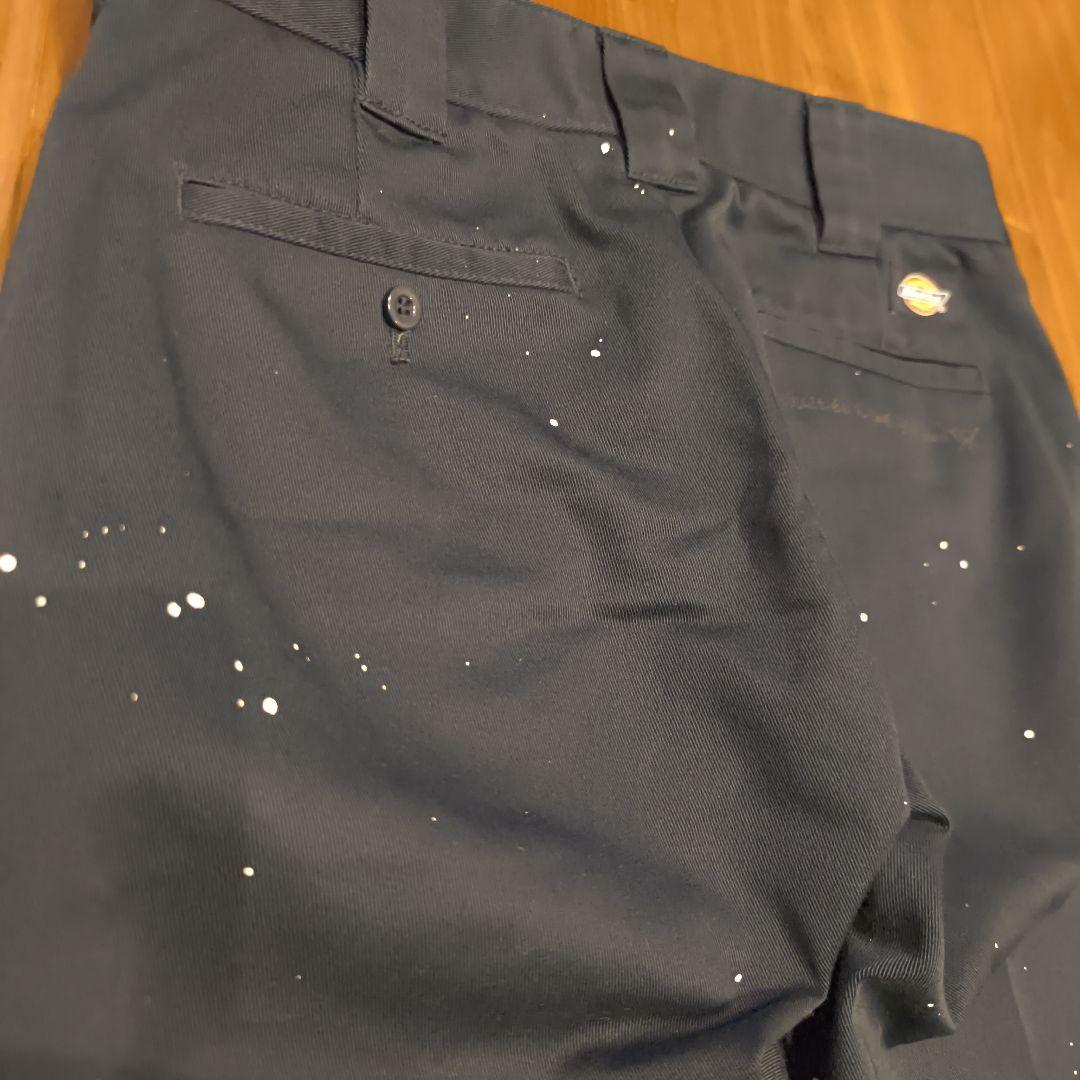 〜16日新品 Dickies×jouetieスタッズペイントスプラッシュチノパン