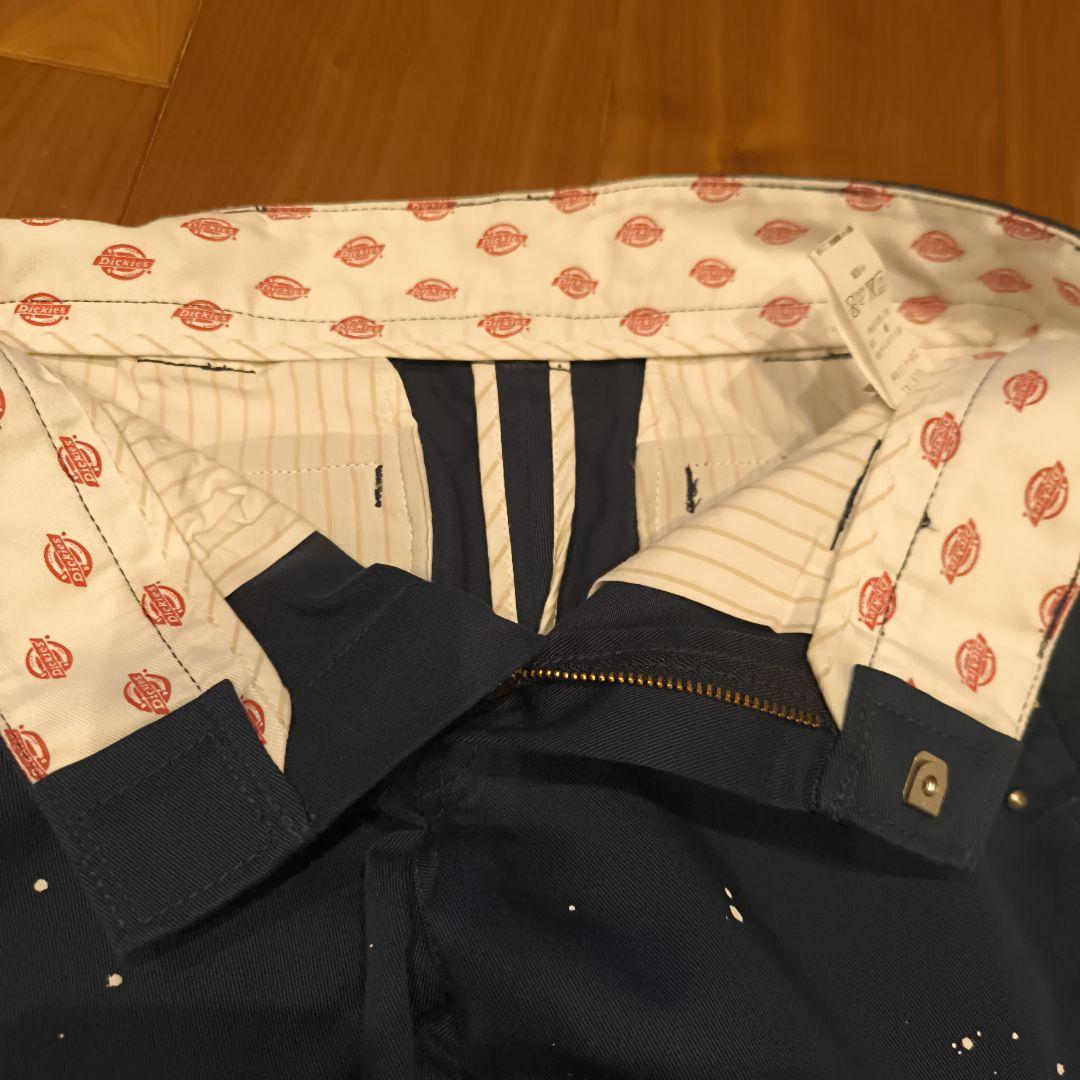〜16日新品 Dickies×jouetieスタッズペイントスプラッシュチノパン