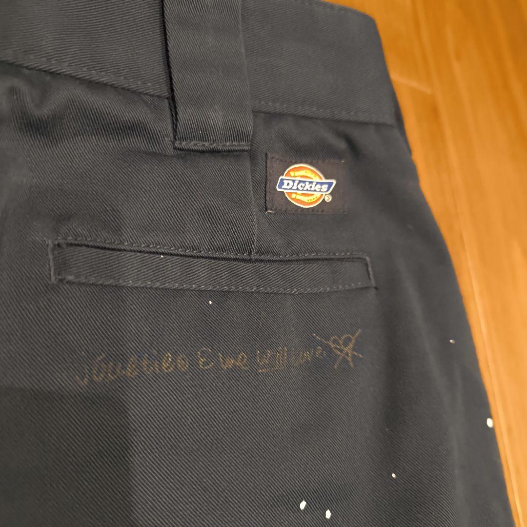 〜16日新品 Dickies×jouetieスタッズペイントスプラッシュチノパン