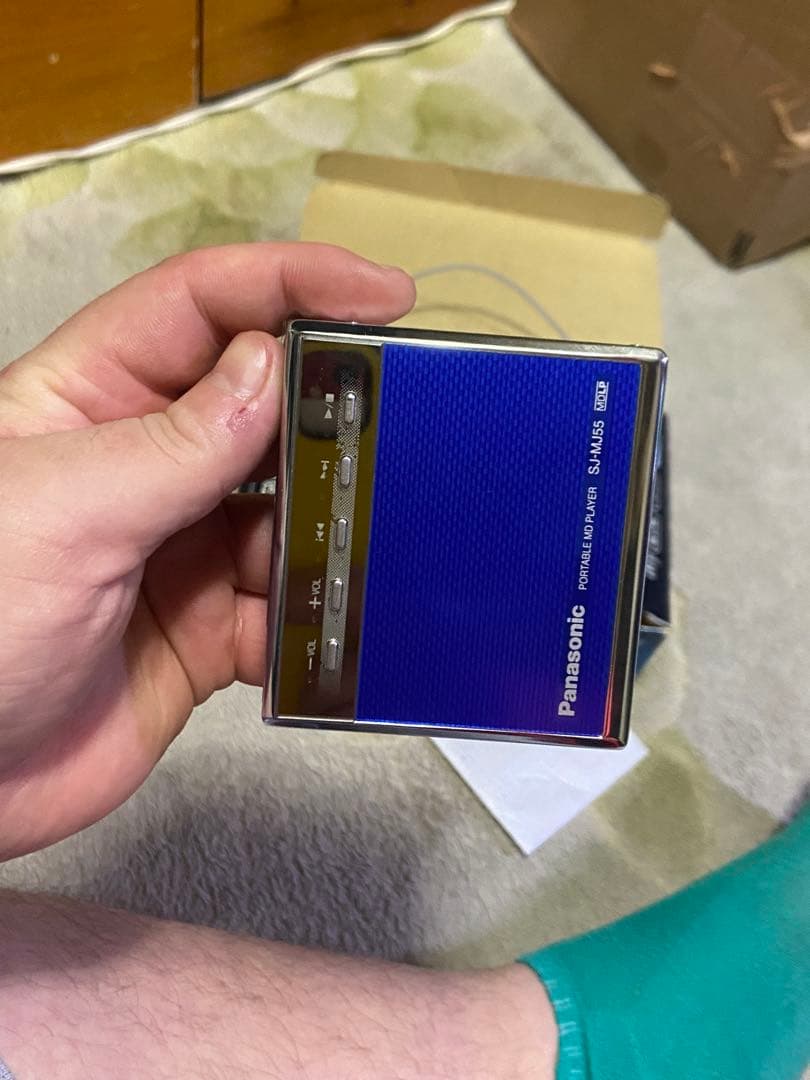 ポータブルプレーヤー Panasonic PORTABLE MD PLAYER SJ-MJ55