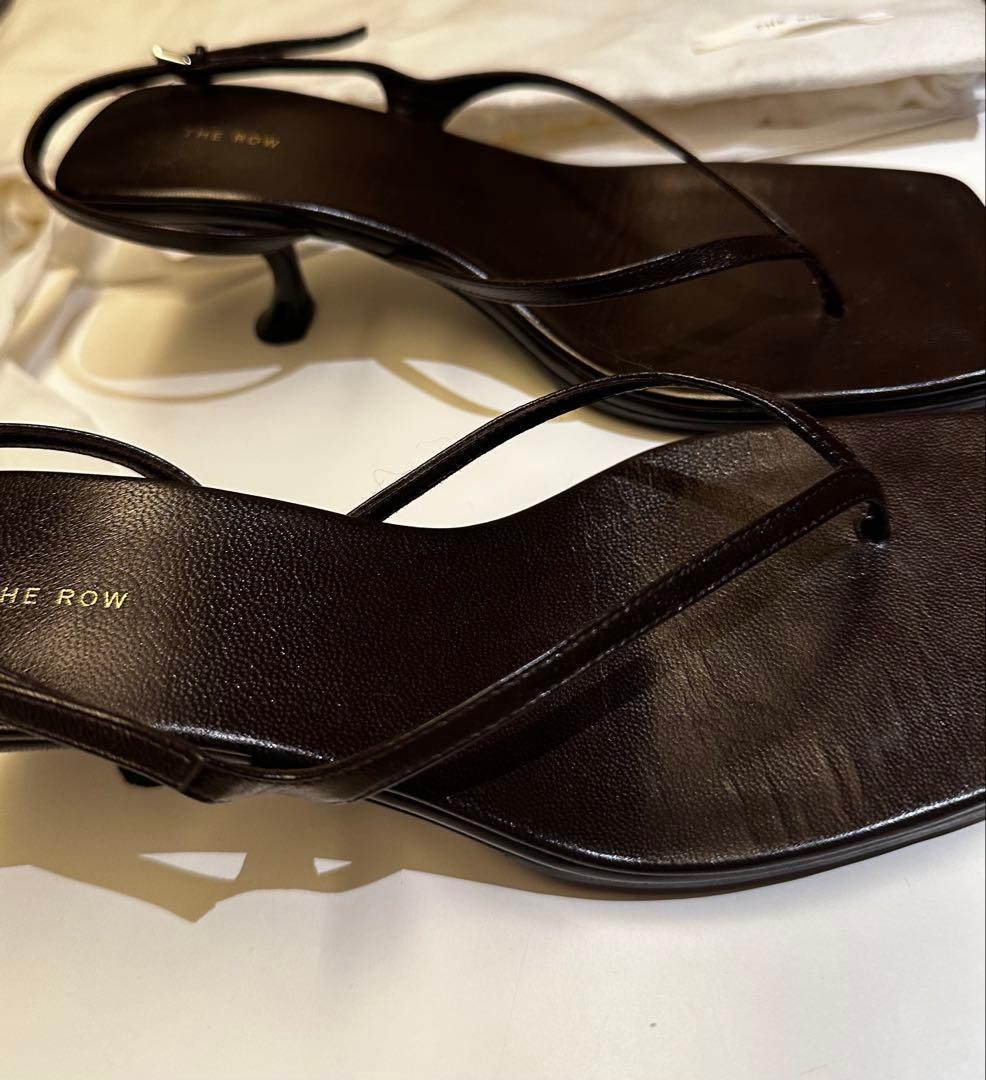 THE ROW ブラウン　トングサンダル　美品　ザロウ