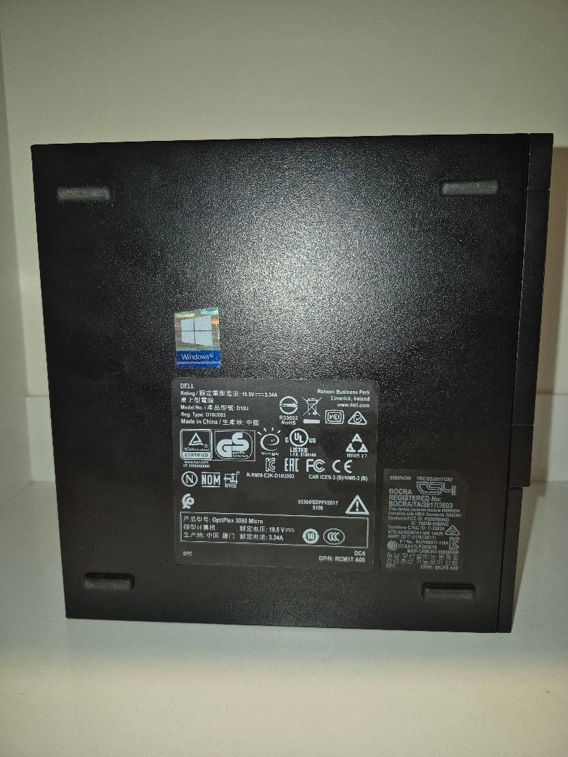 DELL OptiPlex 3060 Micro 8th Core i5　8GB
