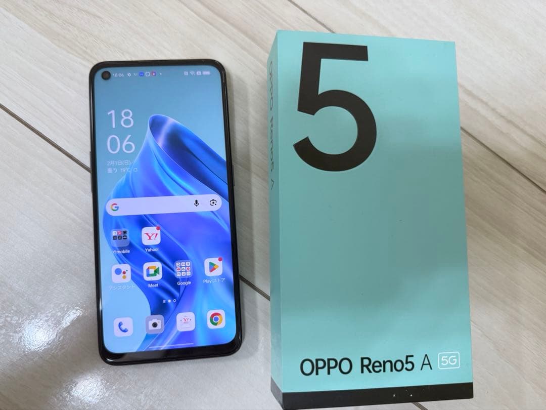 Oppo Reno 5a スマートフォン ブラック
