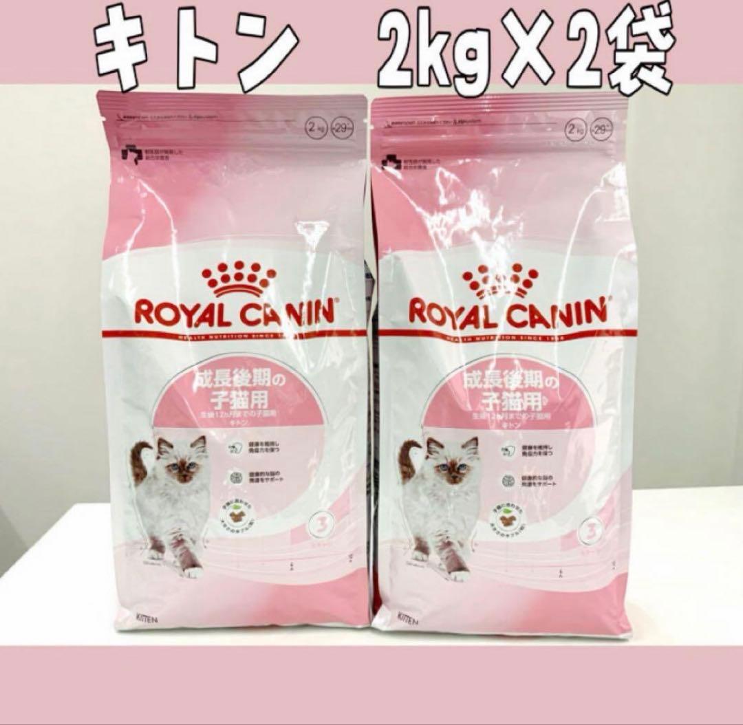 ロイヤルカナン　キトン成長後期の子猫用2kg×2袋