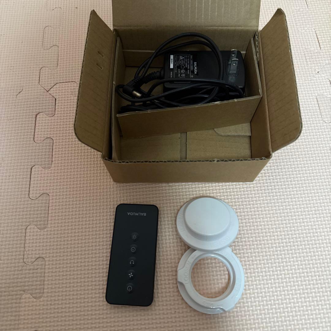 バルミューダ　GreenFan LE　EGF-1400-WG ホワイトxグレー