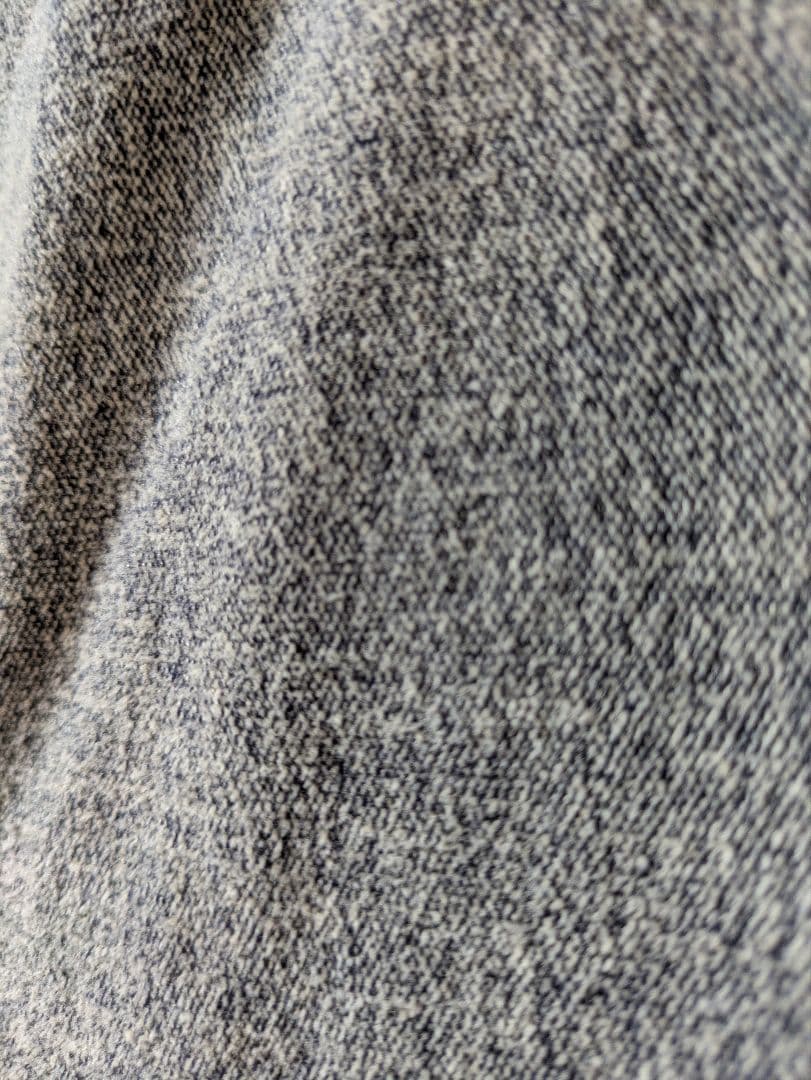 うなぎの寝床 久留米絣のもんぺ 綿モール(無地)　グレー