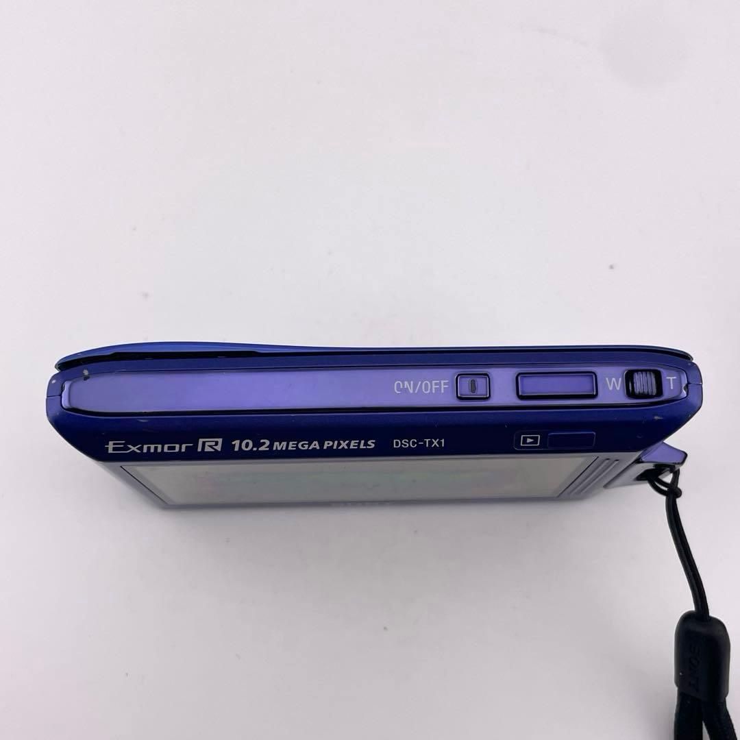 実写美⭕️【動作確認済み】Sony Cyber-shot DSC-TX1 ブルー