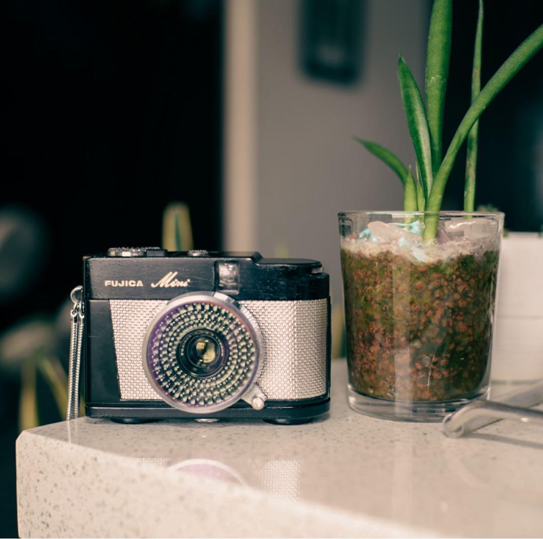 動作確認済！フジカミニ fujica mini 希少レトロハーフカメラ