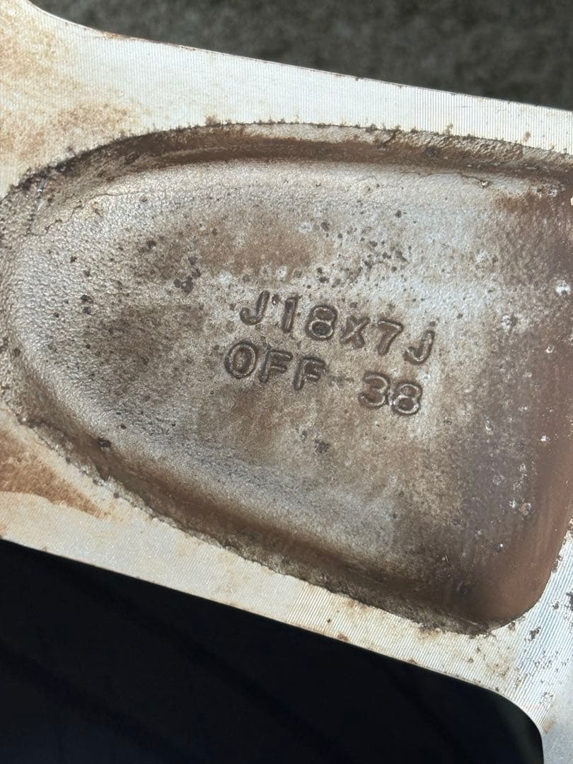 デリカ D5 前期 純正ホイール タイヤ 4本セット