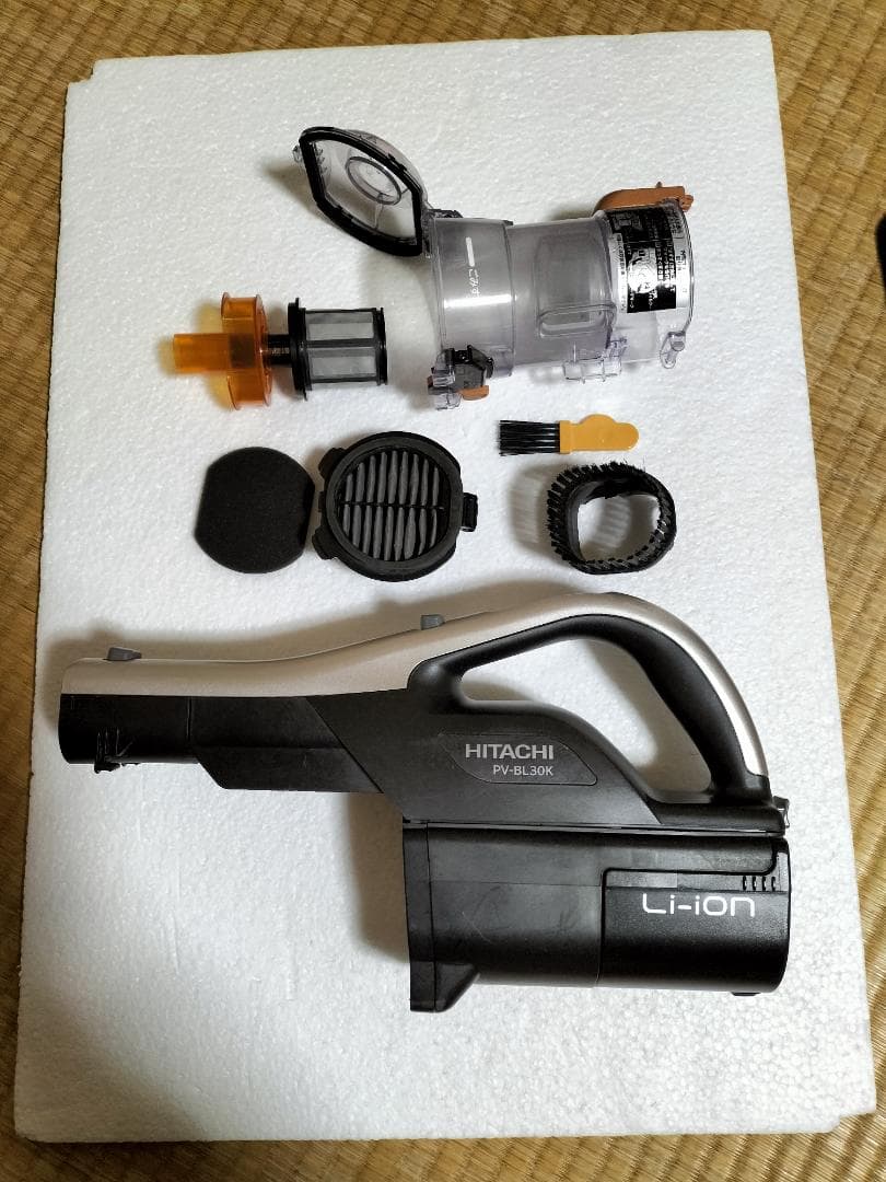 日立 HITACHI 掃除機 PV-BL30K パワかる　中古　分解・洗浄・整備