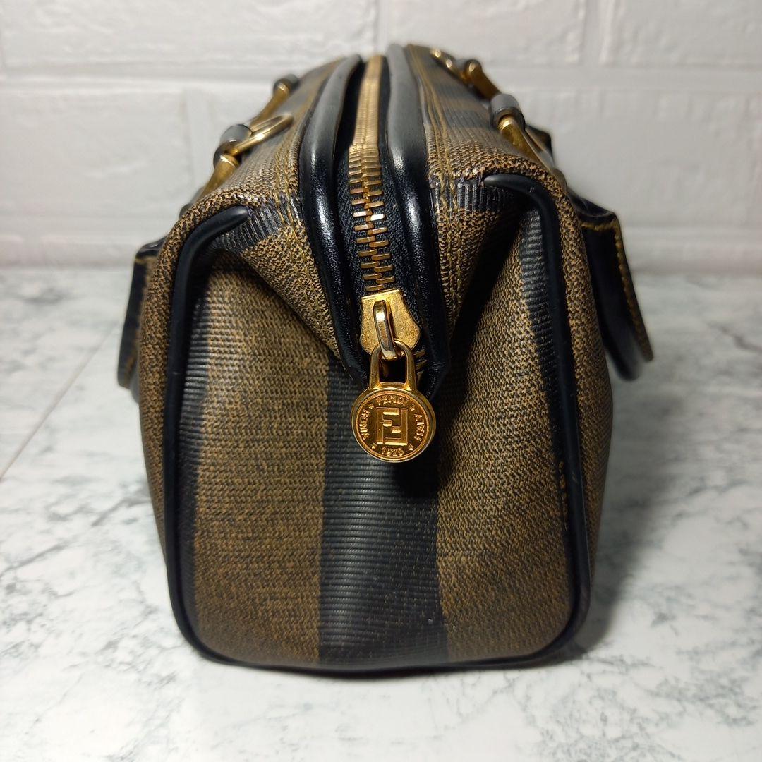 FENDI　フェンディ　ペカン柄　ミニボストンバッグ　ハンドバッグ