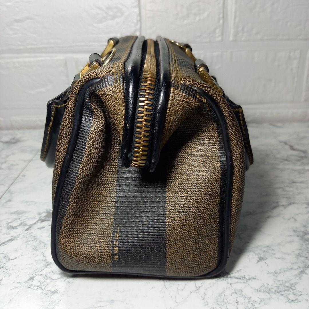 FENDI　フェンディ　ペカン柄　ミニボストンバッグ　ハンドバッグ