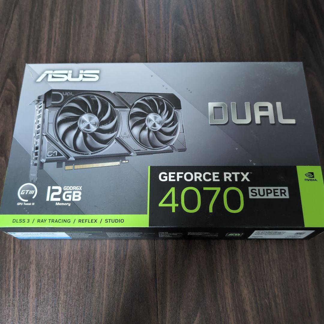 グラフィックボード・グラボ・ビデオカード ASUS DUAL GeForce RTX 4070 Super