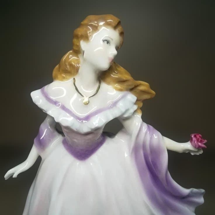  WORCESTER：レイチェル フィギュリン 陶器 置物