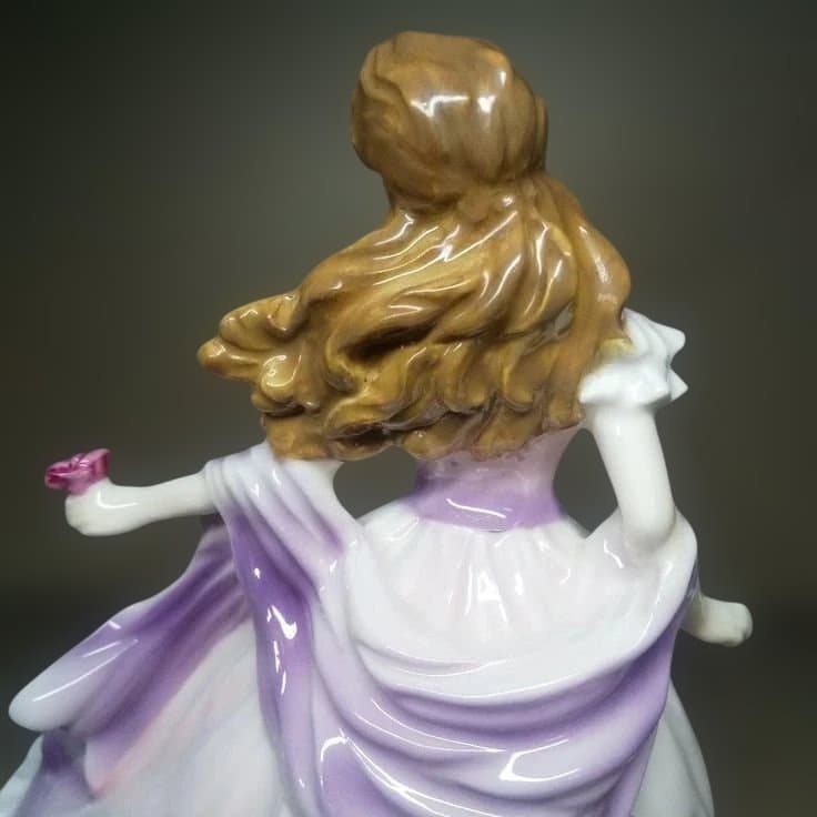  WORCESTER：レイチェル フィギュリン 陶器 置物