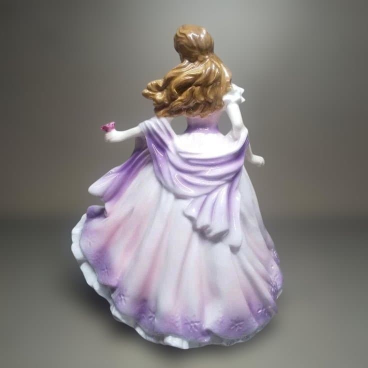  WORCESTER：レイチェル フィギュリン 陶器 置物