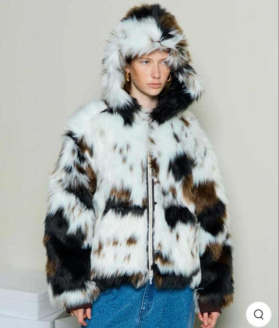 MAISON SPECIAL メゾンスペシャル Fur Hoodie アウター