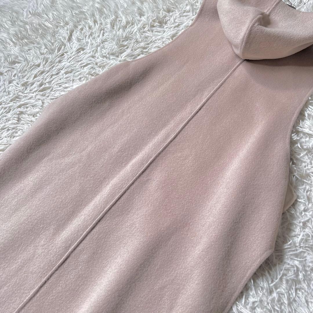 LE PHIL ルフィル フード 付ウール シルク リバー ロング ジレ