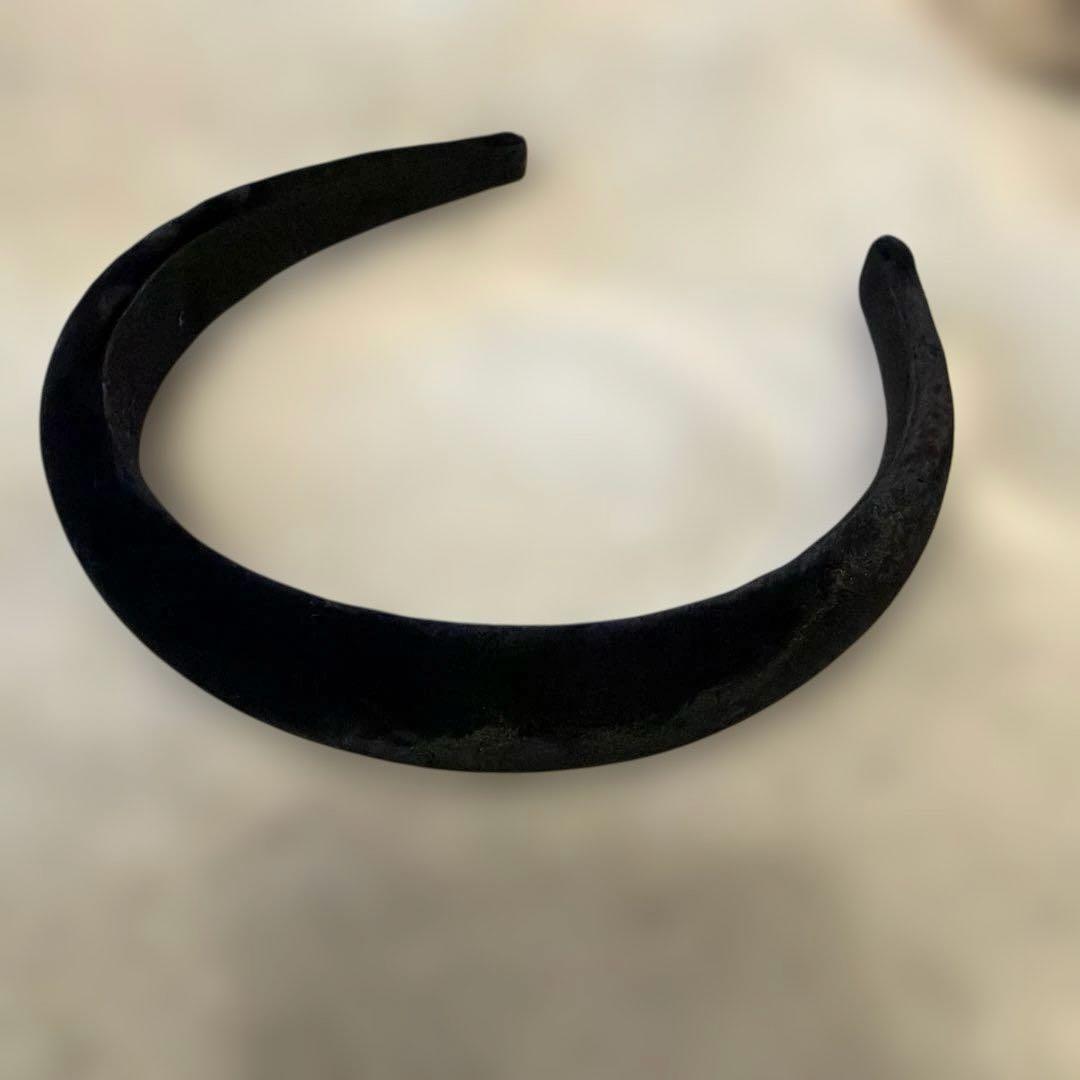 ALEXANDRE DE PARIS カチューシャ ヘアバンド ベロア