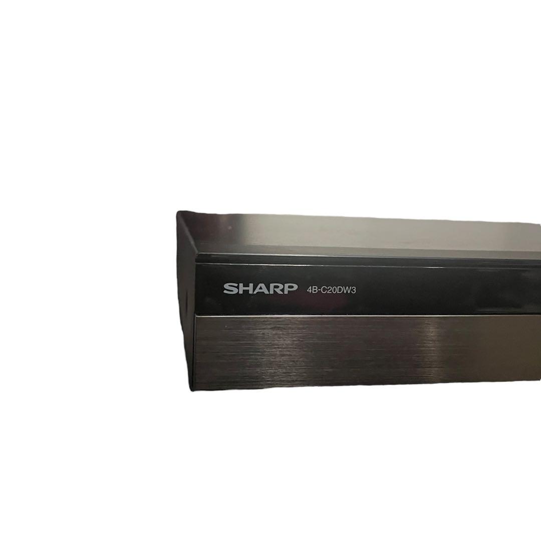 【メ0719-44】SHARP 4K ブルーレイレコーダー 4B-C20DW3