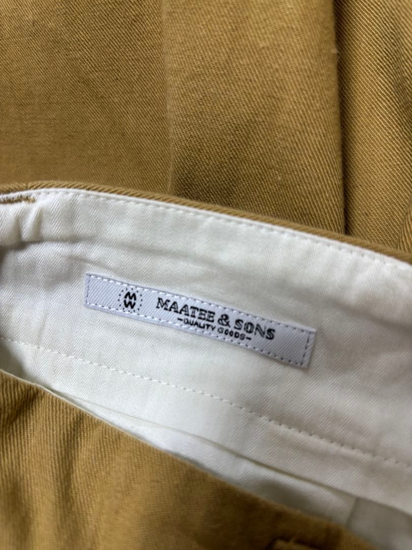 MAATEE&SONS 俺の軍パン MILITARY SLACKS
