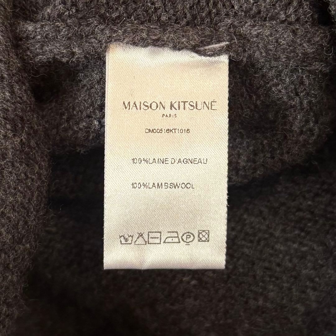 Maison Kitsune メゾン キツネ フォックスヘッド セーター XL