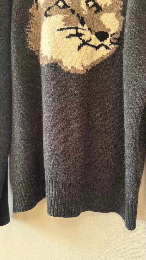 Maison Kitsune メゾン キツネ フォックスヘッド セーター XL