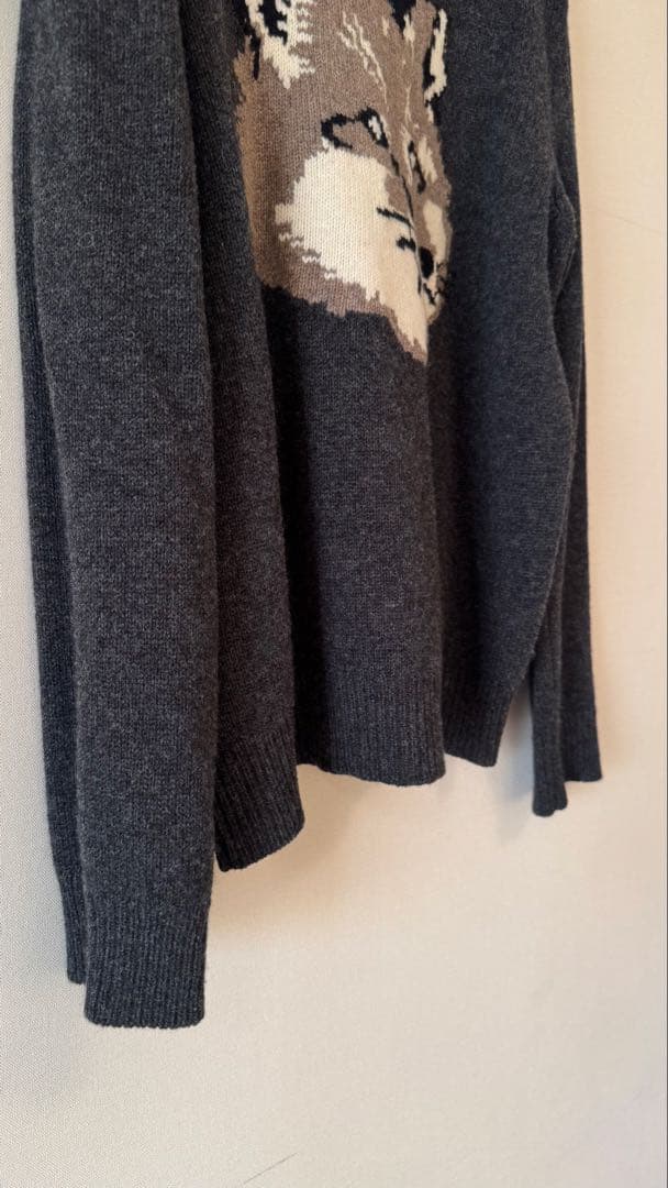 Maison Kitsune メゾン キツネ フォックスヘッド セーター XL