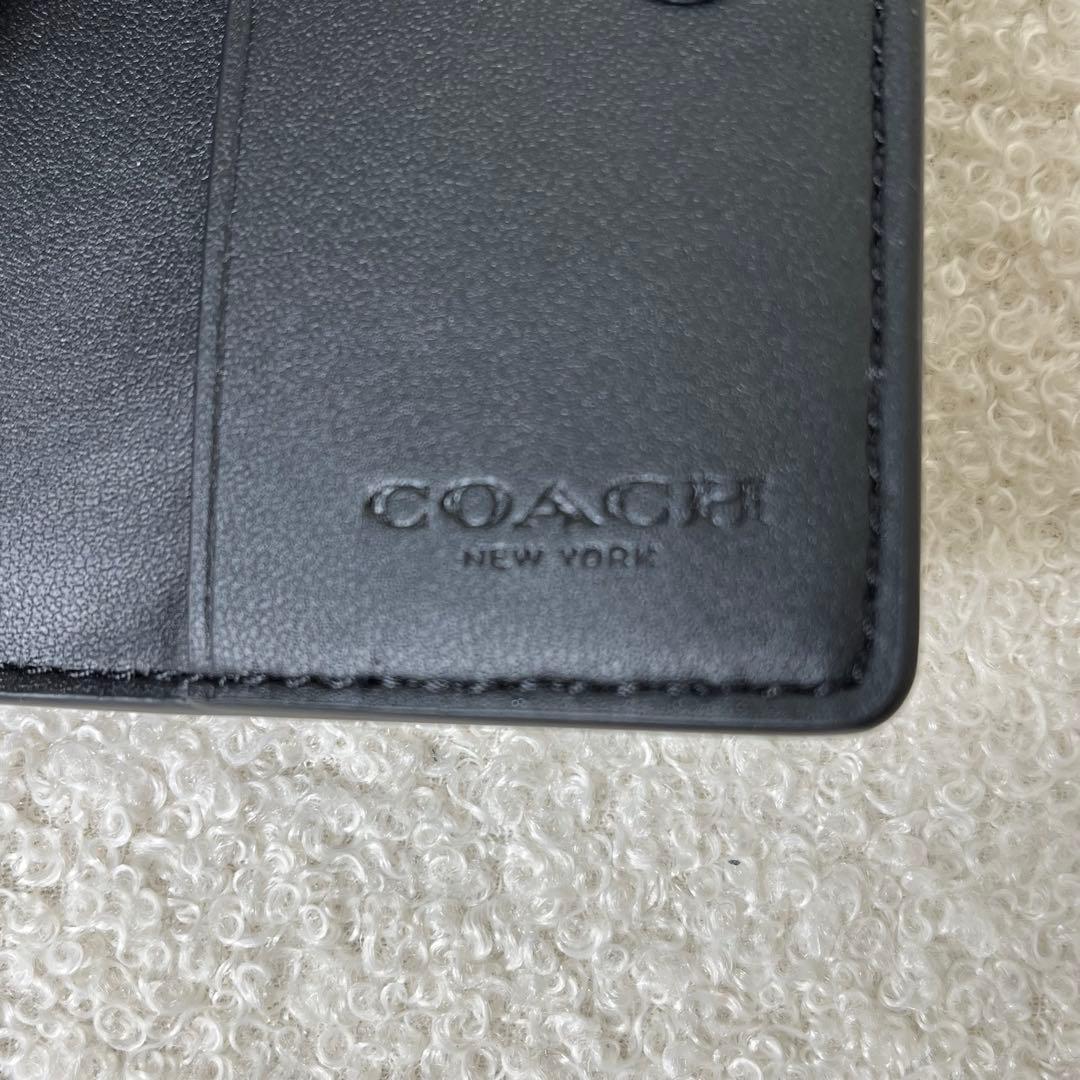 新品未使用　COACH キーケース　キーリング　シグネチャー　5連　保存袋付き