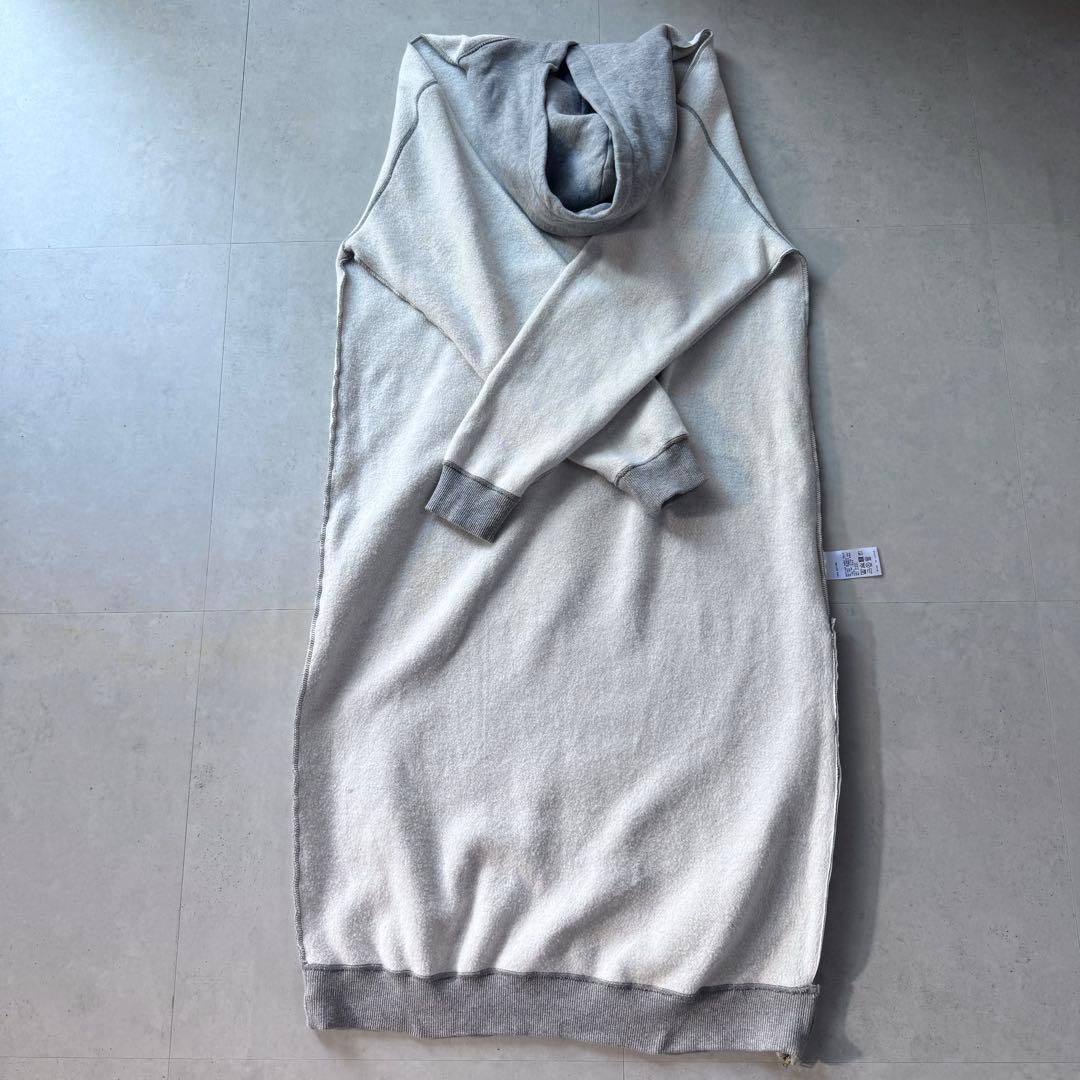 EVERYDAY I LIKE.スウェットドレスサイドジップワンピース フーディ