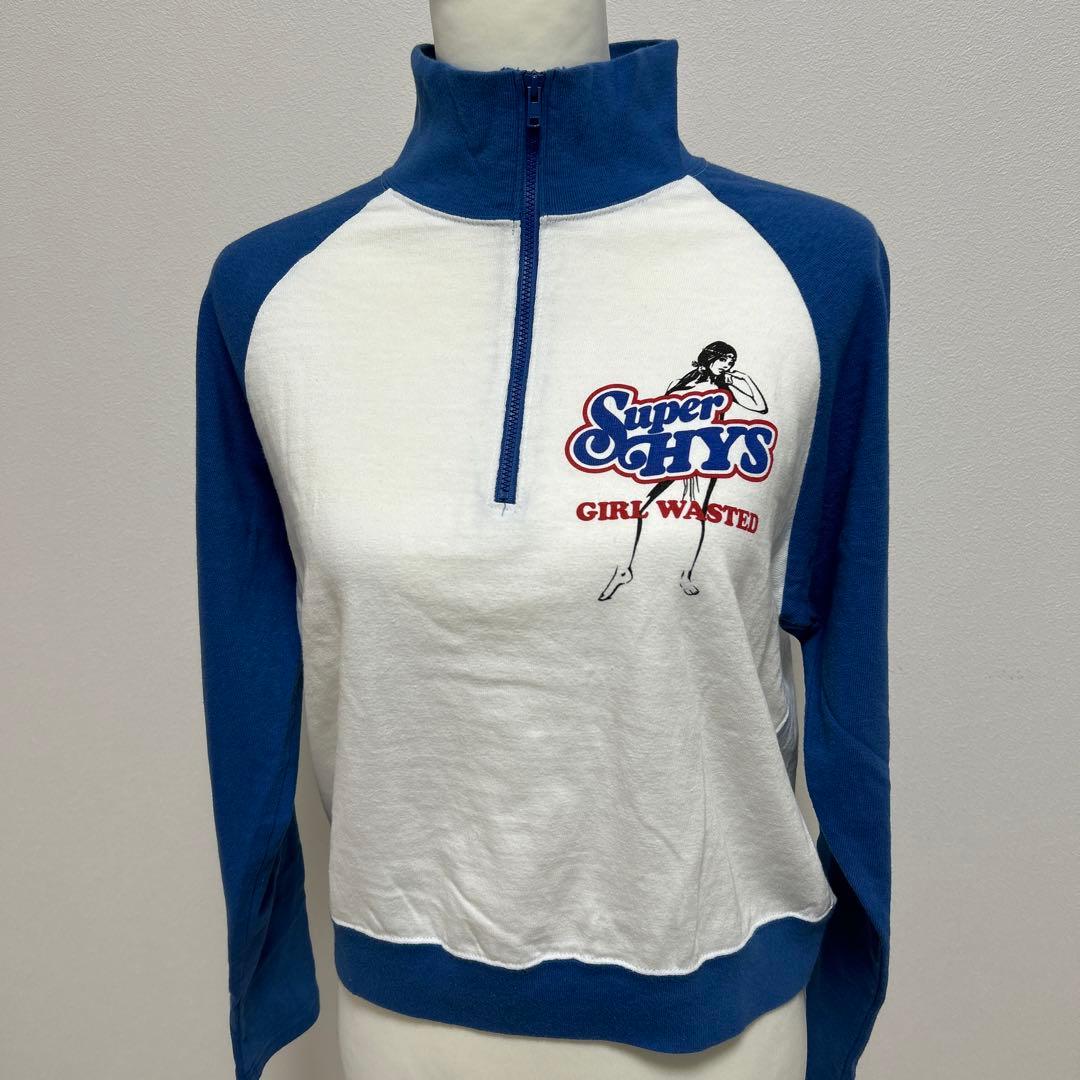 HYSTERIC GLAMOUR ヒステリックグラマー　ハーフジップ　トップス