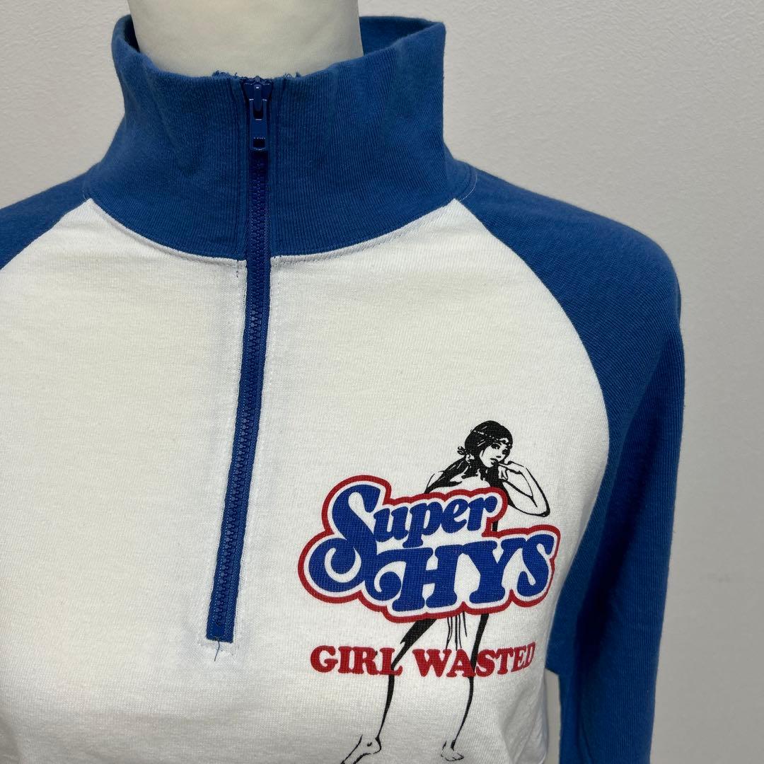 HYSTERIC GLAMOUR ヒステリックグラマー　ハーフジップ　トップス