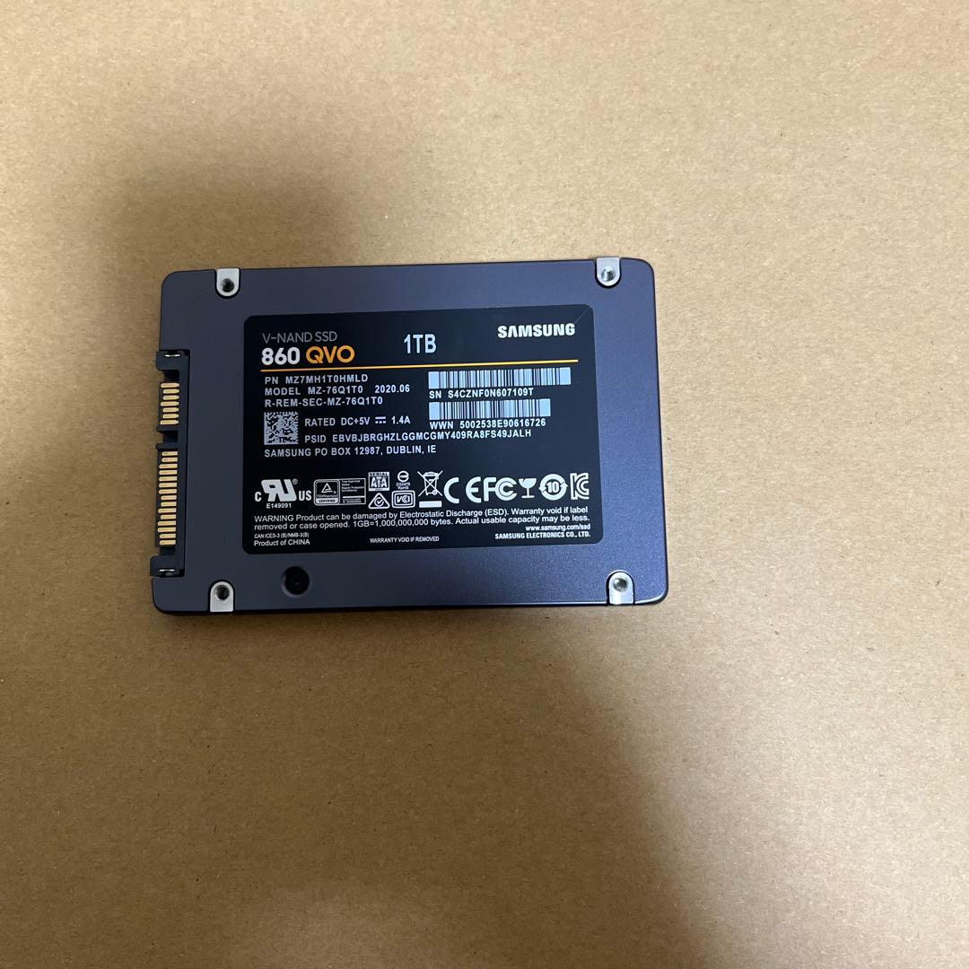 Samsung 860 QVO 1TB 内蔵型SSD