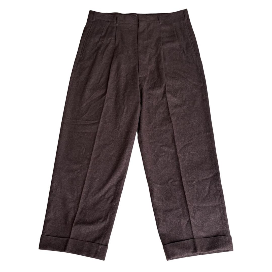 50s ウールスラックス ブラウン ロカビリー