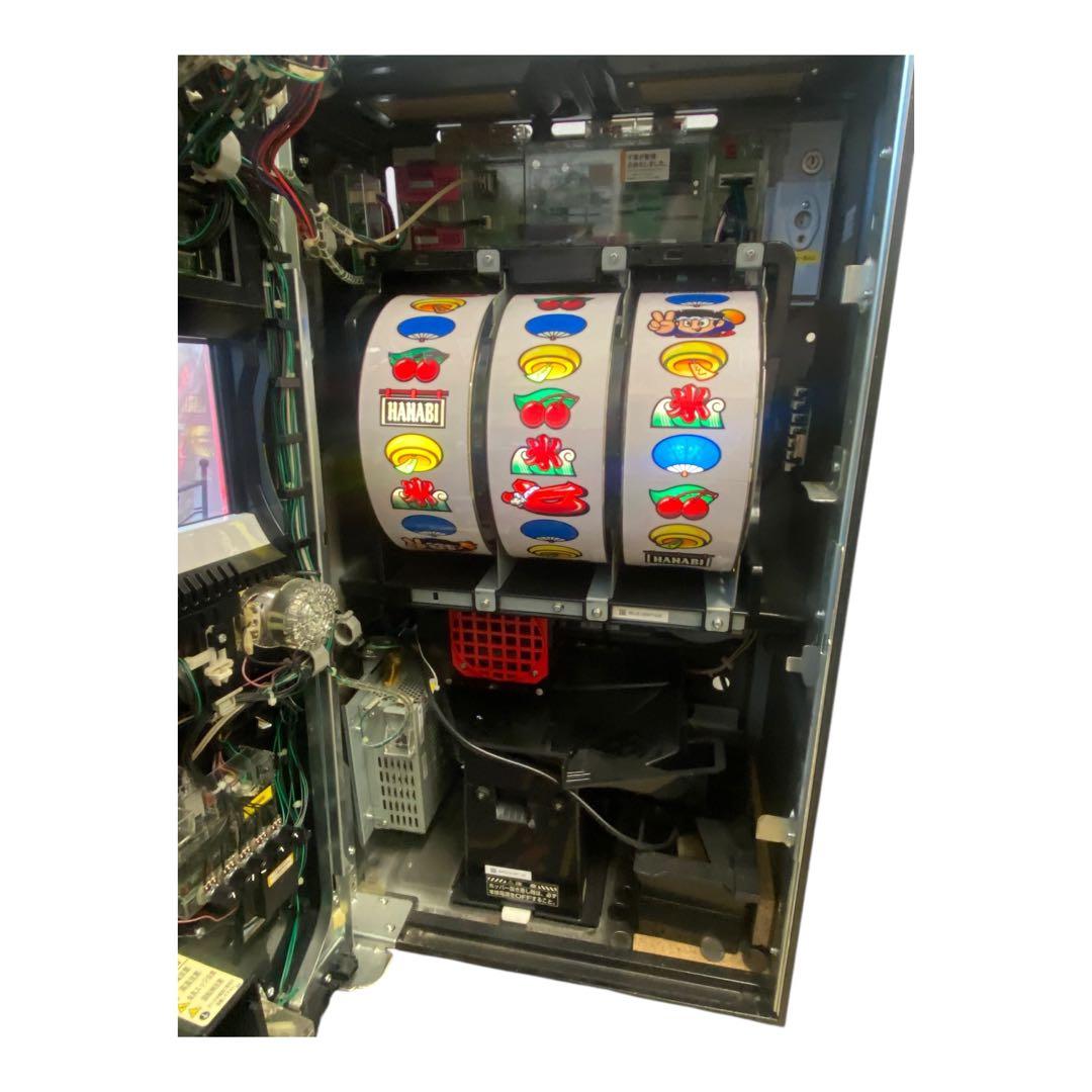 ⭐️ HANABI スロット実機 通電確認済 ドアキー 家庭用電源