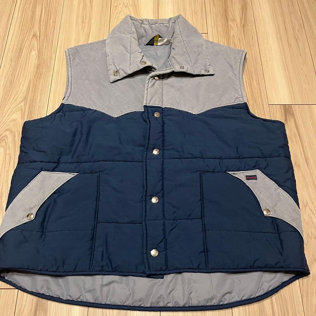 wrangler ラングラー ダウンベスト 中綿 80s 三角タグ XXL 古着