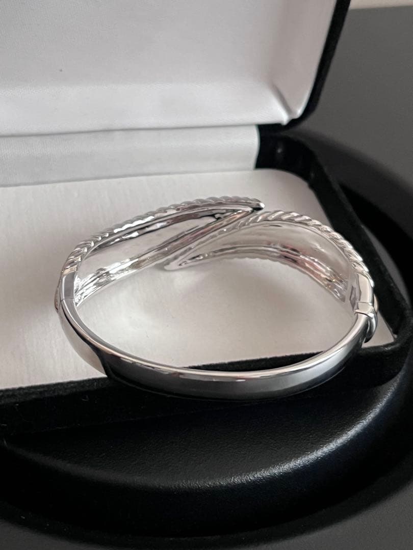 希少　Tiffany ティファニー　リーフ　フェザー　バングル　ブレスレット