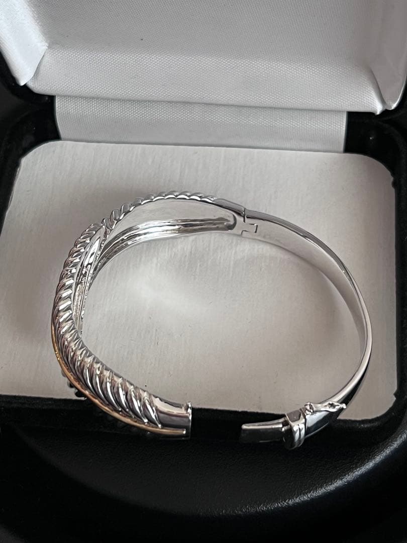 希少　Tiffany ティファニー　リーフ　フェザー　バングル　ブレスレット