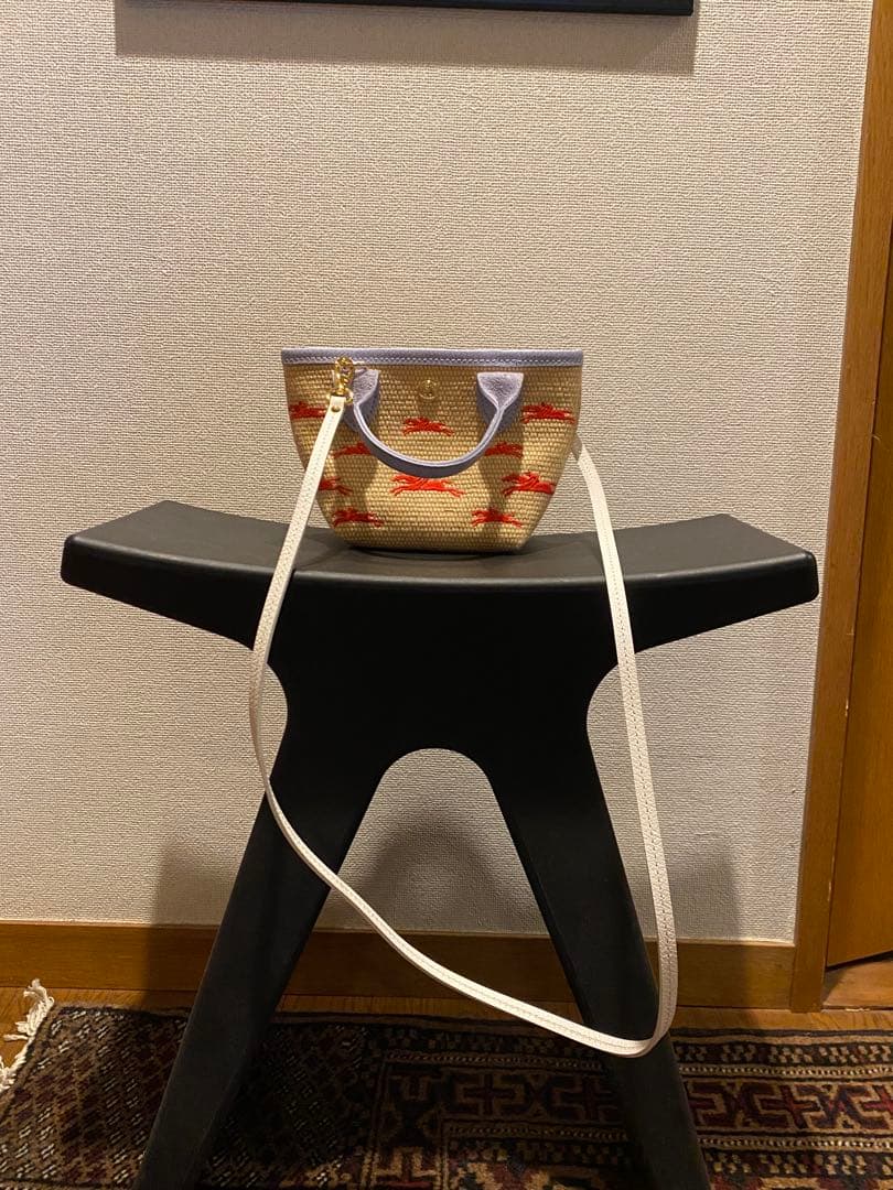 Longchamp パニエ カゴバッグ XS ロンシャン　スカイブルー