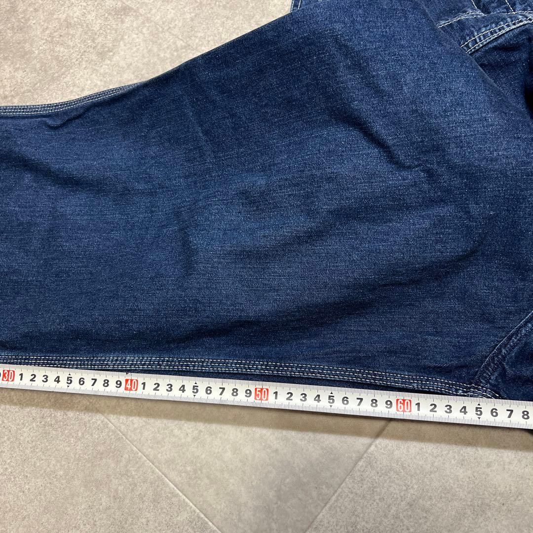 90s LEE リー オーバーオール デニム 濃紺 32 33 ルーズ