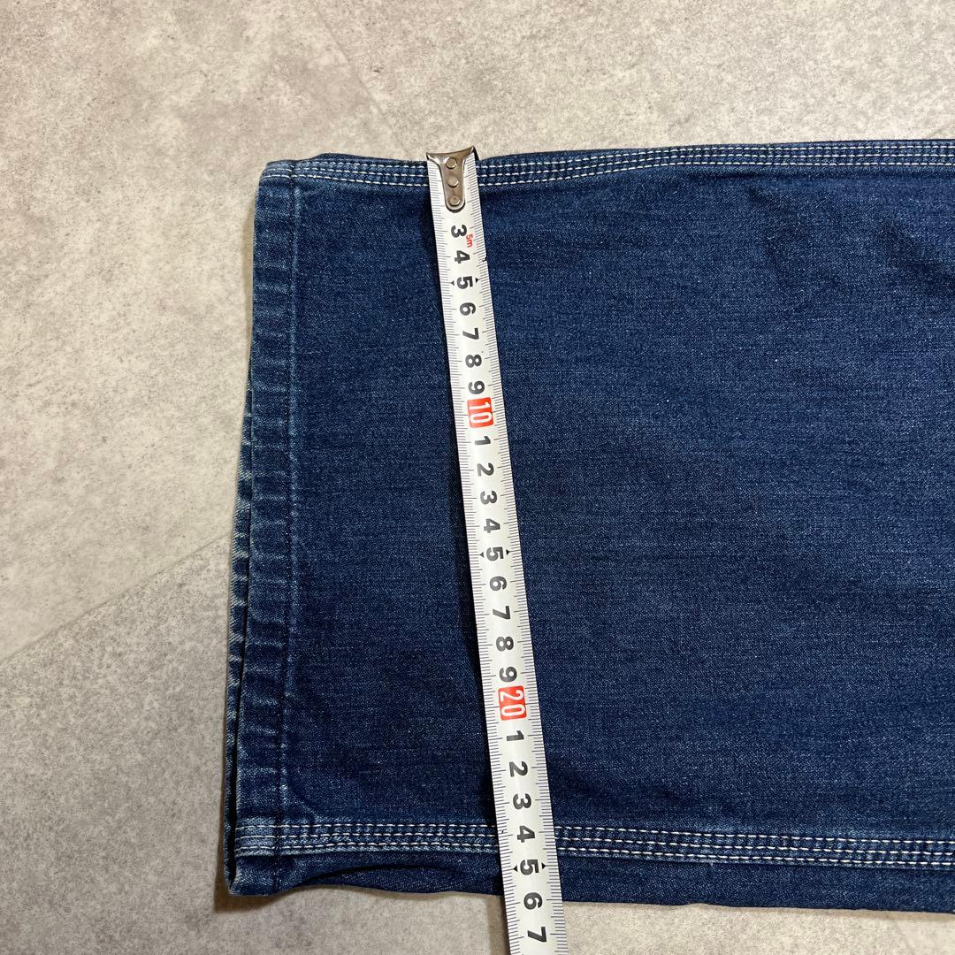 90s LEE リー オーバーオール デニム 濃紺 32 33 ルーズ