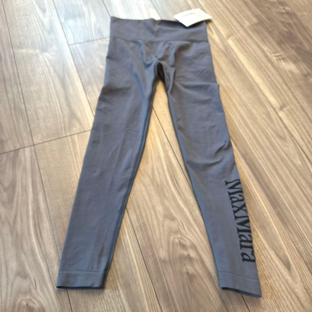 新品　Max Mara マックスマーラ レギンス　スパッツ ダークグレー