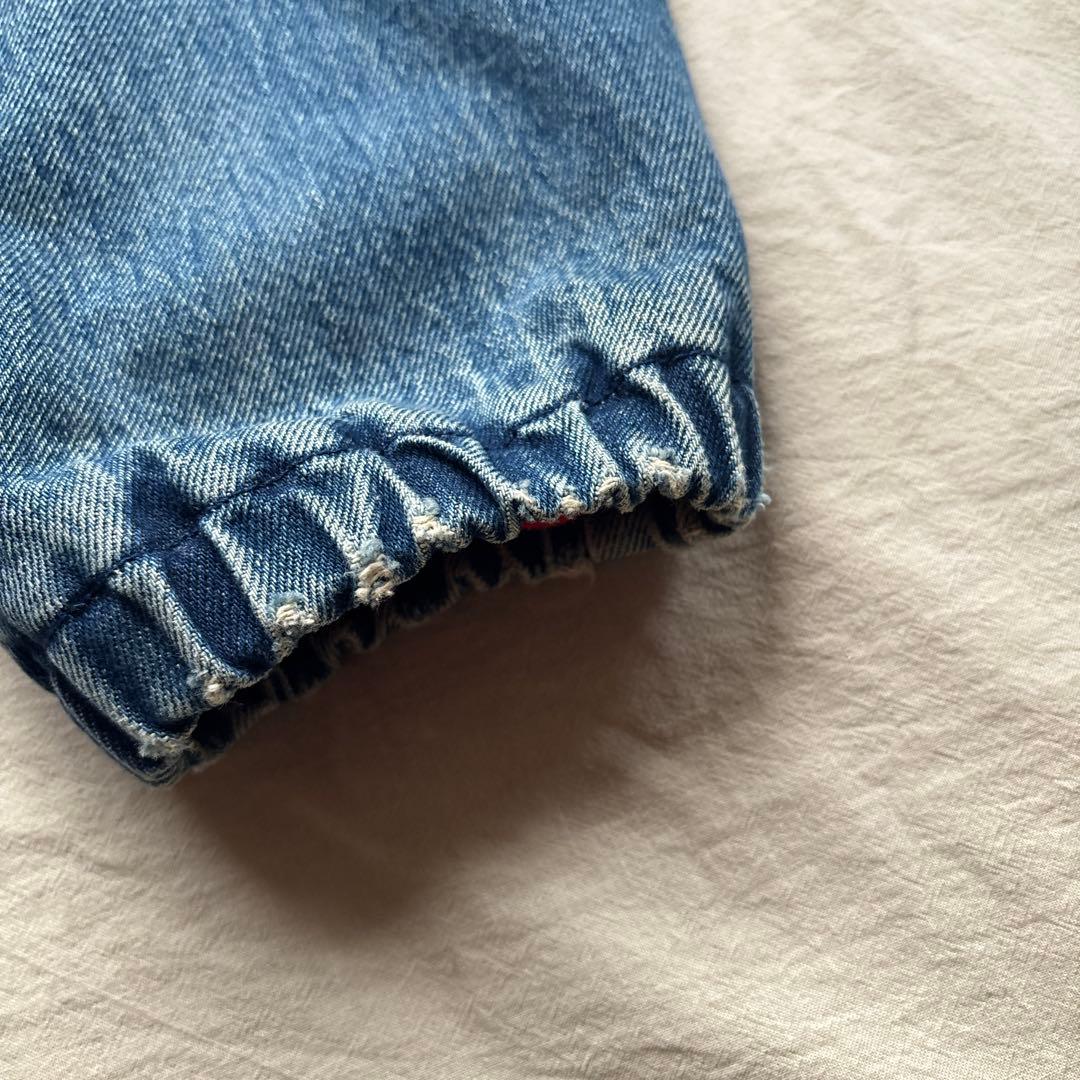 【90s】Ralph Lauren デニム スウィングトップ 裏地 フリース